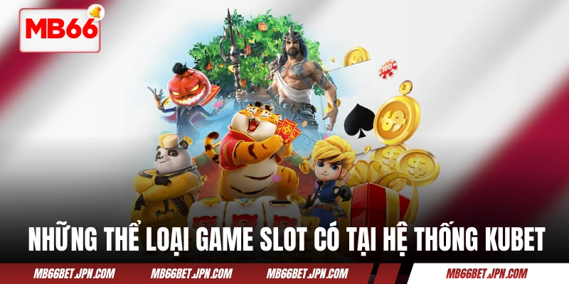 Những thể loại game slot có tại hệ thống KUBET